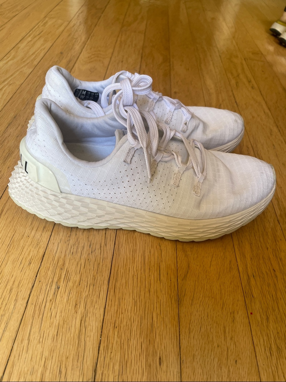 NOBULL Textured Heel White Trainer Sneakers | Cross Training Gym Shoes | - Picture 6 of 7